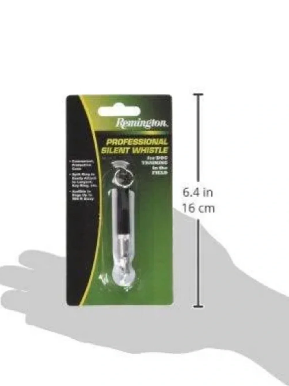Remington Silent Dog Whistle - Black and Silver